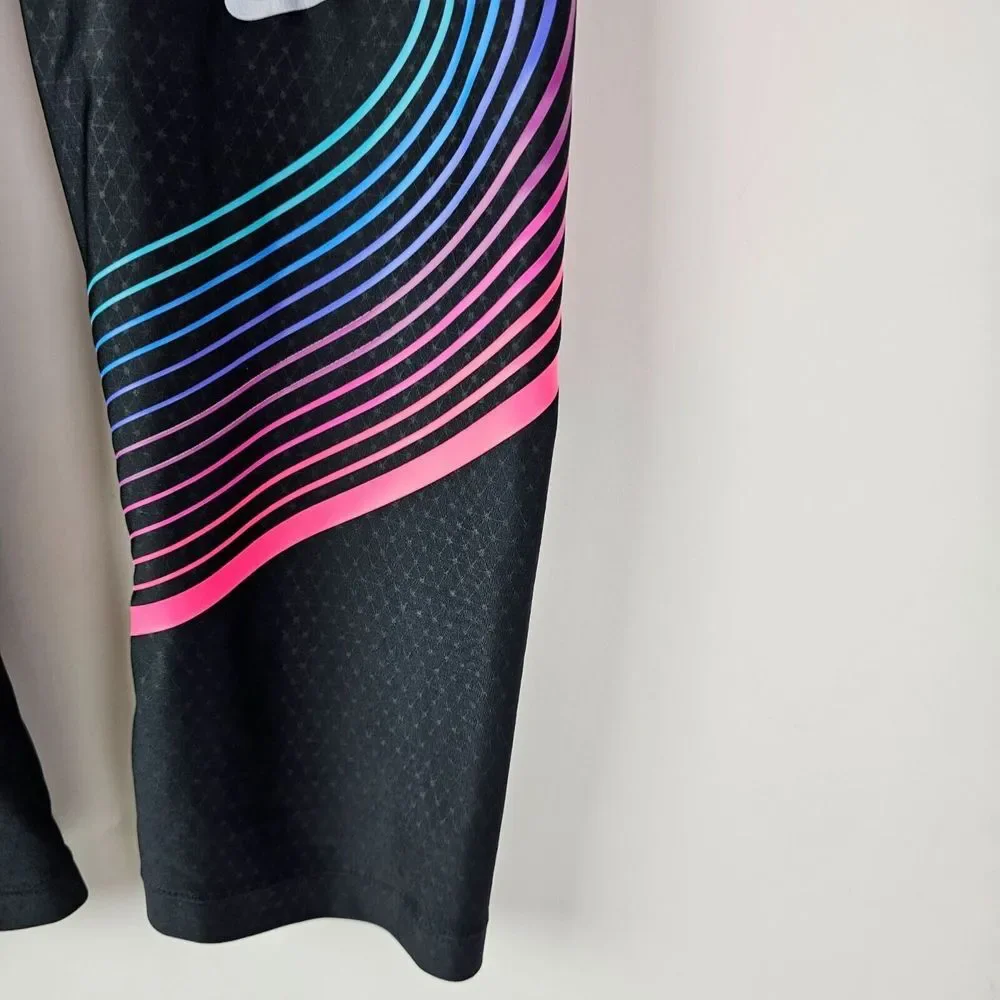 Nike Power Speed Women's Running Capris Size Small Black‎ Zip Pocket